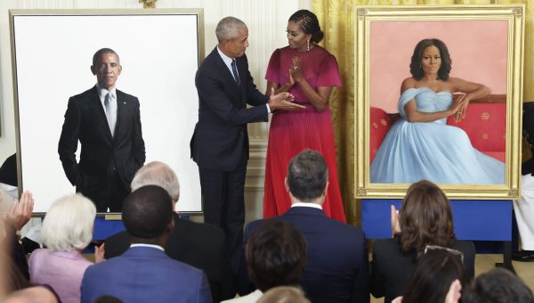 Barack And Michelle Obama Have Returned To The White House To Unveil