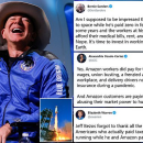 Bernie Sanders slams Jeff Bezos for not paying tax after space flight