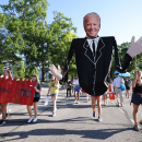 Which Biden priorities are not included in the bipartisan infrastructure deal?