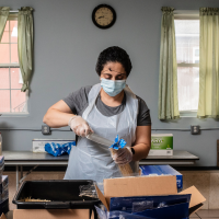 Music and Cookouts in a Tent City for Afghans Starting Life in the U.S.