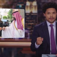 Trevor Noah Mocks Joe Biden for That Fist Bump