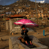 Hundreds of displaced Afghan families seeking food and shelter