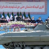 Iran warns Israel on National Army Day