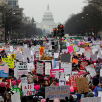 Women’s March holds hundreds of rallies nationwide in support of abortion rights