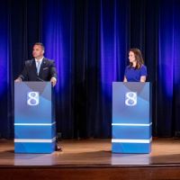 Michigan GOP candidates for governor pledge loyalty to Trump in primary debate