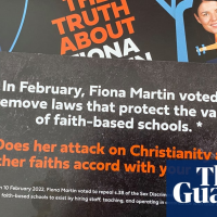 Australian Christian Lobby faces complaints about flyers targeting MPs who opposed religious discrimination laws