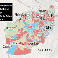 Map shows sacrifice of 41 Australians in Afghanistan was for nothing