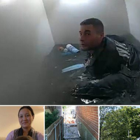 Bodycam footage shows NYPD’s attempts to rescue family of 3