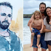 Court sketches released of QAnon father who killed his two children