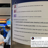 Can YOU make sense of this e-gate notice at Heathrow?
