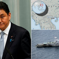 Japan stakes claim to disputed islands and threatens China with force