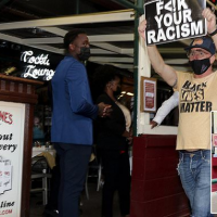 BLM holds ‘Cancel Carmine’s’ protests outside famed restaurant in NYC