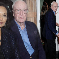 Sir Michael Caine enjoys London date night with his wife Shakira