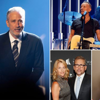 Fellow comedians talk up a TV Jon Stewart’s political potential