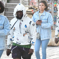 Kevin Hart and his wife Eniko go for stroll in Venice