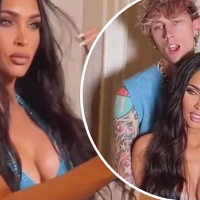 Megan Fox cut a hole in her outfit to have sex with  Machine Gun Kelly