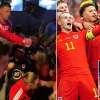Wales players party at bar owned b  Bale after World Cup qualification