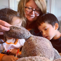 Being a grandma, delivering life lessons wrapped in love, requires a strong woman with a dash of silly