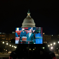 Raphael Warnock tells senators ‘history is watching’ as voting rights bill collapses