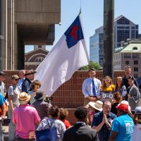 After Supreme Court Win, Camp Constitution Raises Christian Flag at Boston City Hall Plaza