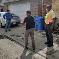 Chicago man fed up with speed bump behind home, takes pickax to it and faces $500 fine