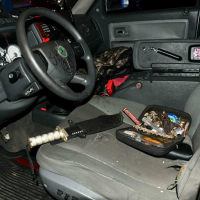 Pics: Police arrest man in swastika truck with machete, bayonet outside DNC headquarters | American Military News