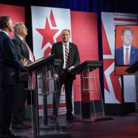 Gentlemen, please, skip the infighting and hammer the Democrats!