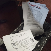 Florida State Rep’s Aide Caught Tossing Stack of Newly Delivered Constitutional Carry Petitions Into Trashcan