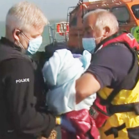 Newborn baby rescued by RNLI after nine-hour Channel crossing