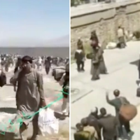 Video shows thousands of prisoners, reportedly including Islamic State and al Qaeda fighters, freed from Kabul jail by the Taliban