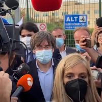 Catalan leader Puigdemont strolls in Sardinia after release