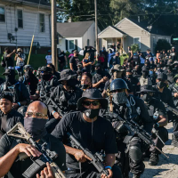 Black people formed one of the largest militias in the U.S. Now its leader is in prosecutors’ crosshairs.