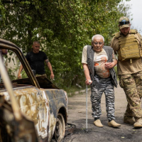 War in Ukraine: Mayor says Russian forces seize half of key eastern city