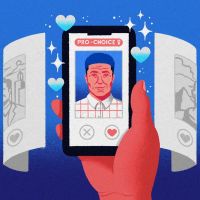 OkCupid’s popular ‘pro-choice’ profile badge is helping singles weed out people they will likely clash with as the US overturns Roe V. Wade