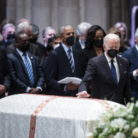 Madeleine Albright’s funeral showed how far America has fallen