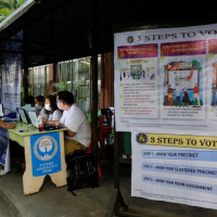 Prospect of Marcos revival looms as voting underway in Philippines