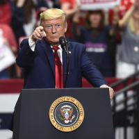 Trump to take stage in presidential bellwether