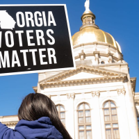 Georgia passed one of the strictest voting laws in the US. These companies pumped hundreds of thousands of dollars to the lawmakers behind it.