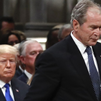 Bush and Trump become central figures in GOP civil war