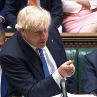 Boris Johnson says ‘hasta la vista, baby!’ as party votes for his replacement
