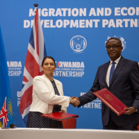 For many migrants, the view of Rwanda is often far from rosy