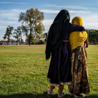 Inside a U.S. Army Base Where Afghans Await an Uncertain Future