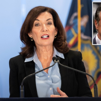 Hochul signs three laws to address sex harassment, takes dig at Cuomo