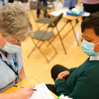 Headteacher contacts police after anti-Covid vaccine campaigner walks into school