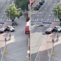 Thieves ram car into SUV in wild $20K heist on Upper East Side