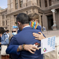 Fatigued and stressed, Texas transgender children and their parents decry sports bill for 7th time
