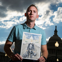 This police officer defended the Capitol on Jan. 6. Now he paints to remember – Roll Call
