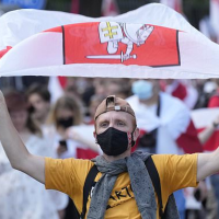 Hundreds in Warsaw protest political repression in Belarus