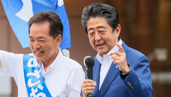The attack scrambled campaign plans two days before Japan’s election.