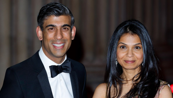 Rishi Sunak is under fire over his wife's tax arrangements
